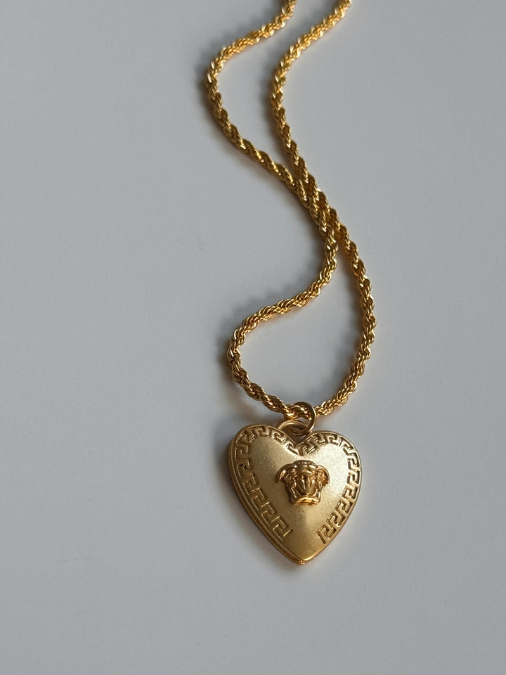 Versace Medusa Heart Necklace | reworked