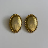 Vintage Modernist Oval Clip Ons