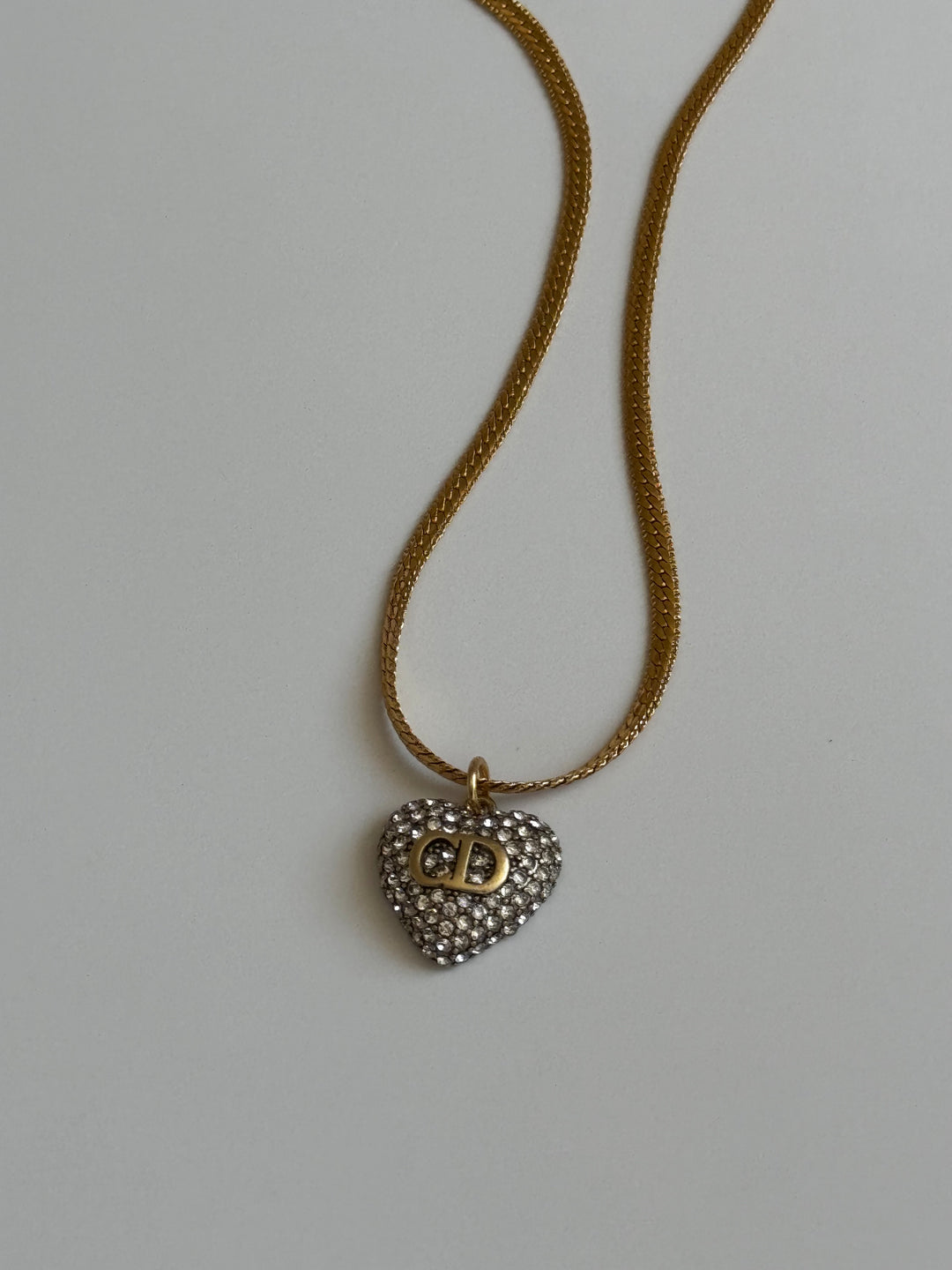 Dior Crystal Heart Necklace | reworked