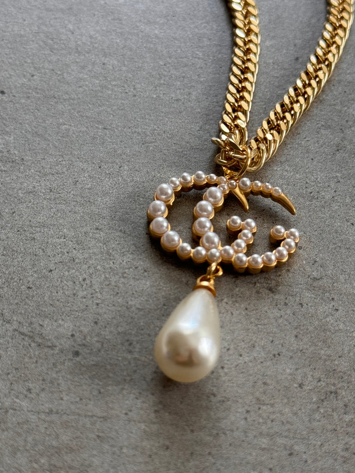Gucci Pearl Drop Necklace | reworked