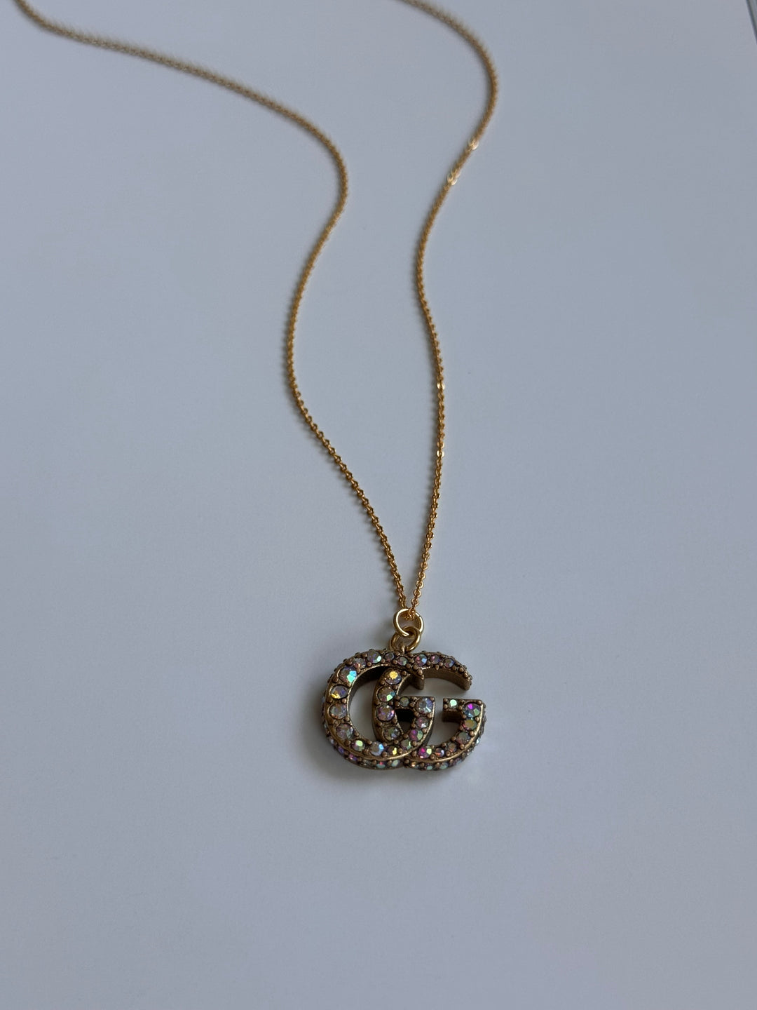 GG Multicolor Crystal Necklace