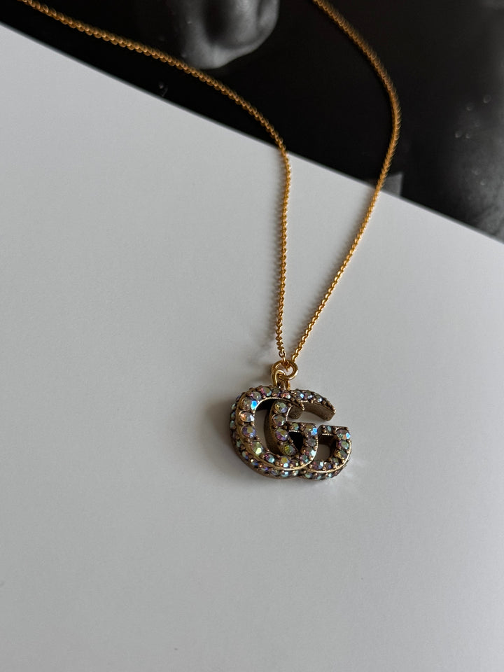 GG Multicolor Crystal Necklace