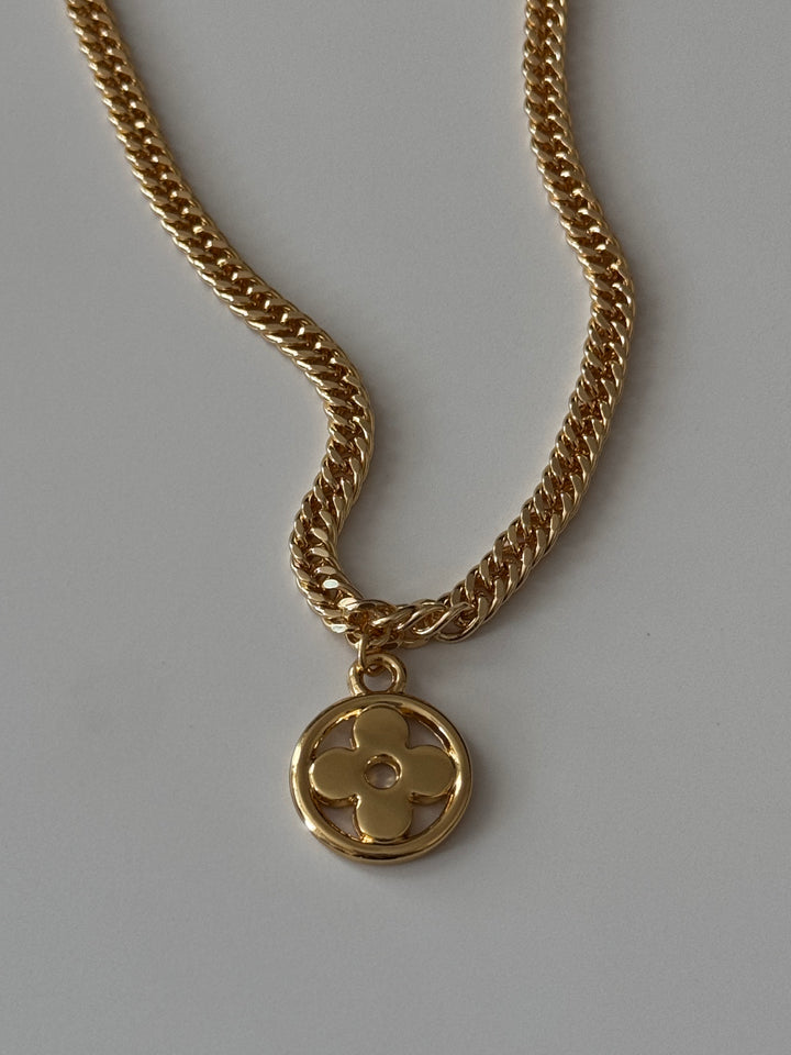LV Clover Charm Necklace | reworked