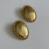 Vintage Modernist Oval Clip Ons