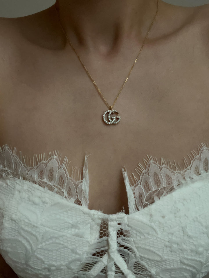 Crystal GG Necklace | reworked