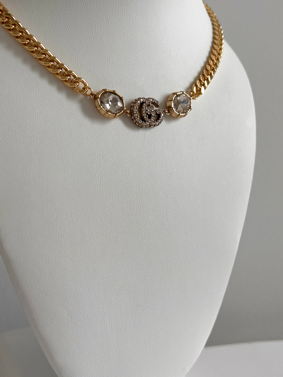 GG with Crystal Accent Necklace | REWORKED